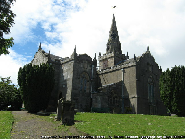 Largo and Newburn Parish Church cc-by-sa/2.0 - © James Denham - geograph.org.uk/p/1368950